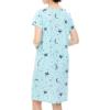 imageAmerican Trends Nightgowns for Women Cotton Night Shirts Short Sleeve Night Gown Dress Casual Pajamas Soft SleepwearA Green Star