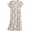 imageAmerican Trends Nightgowns for Women Cotton Night Shirts Short Sleeve Night Gown Dress Casual Pajamas Soft SleepwearCoffe Cat