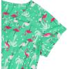 imageAmerican Trends Nightgowns for Women Cotton Night Shirts Short Sleeve Night Gown Dress Casual Pajamas Soft SleepwearFlamingo on Green