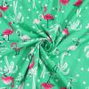 imageAmerican Trends Nightgowns for Women Cotton Night Shirts Short Sleeve Night Gown Dress Casual Pajamas Soft SleepwearFlamingo on Green