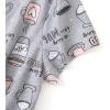 imageAmerican Trends Nightgowns for Women Cotton Night Shirts Short Sleeve Night Gown Dress Casual Pajamas Soft SleepwearGrey Cup