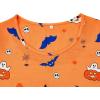 imageAmerican Trends Nightgowns for Women Cotton Night Shirts Short Sleeve Night Gown Dress Casual Pajamas Soft SleepwearHalloween Pumpkin