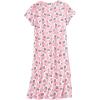 imageAmerican Trends Nightgowns for Women Cotton Night Shirts Short Sleeve Night Gown Dress Casual Pajamas Soft SleepwearPink Penguin