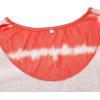 imageAmerican Trends Nightgowns for Women Cotton Night Shirts Short Sleeve Night Gown Dress Casual Pajamas Soft SleepwearRed Tie Dye