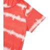 imageAmerican Trends Nightgowns for Women Cotton Night Shirts Short Sleeve Night Gown Dress Casual Pajamas Soft SleepwearRed Tie Dye