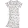 imageAmerican Trends Nightgowns for Women Cotton Night Shirts Short Sleeve Night Gown Dress Casual Pajamas Soft SleepwearSnowman Alphabet