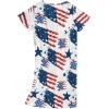 imageAmerican Trends Nightgowns for Women Cotton Night Shirts Short Sleeve Night Gown Dress Casual Pajamas Soft SleepwearStar American Flag