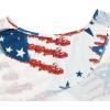 imageAmerican Trends Nightgowns for Women Cotton Night Shirts Short Sleeve Night Gown Dress Casual Pajamas Soft SleepwearStar American Flag