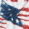imageAmerican Trends Nightgowns for Women Cotton Night Shirts Short Sleeve Night Gown Dress Casual Pajamas Soft SleepwearStar American Flag