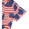 imageAmerican Trends Nightgowns for Women Cotton Night Shirts Short Sleeve Night Gown Dress Casual Pajamas Soft SleepwearStripe American Flag