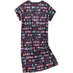 imageAmerican Trends Nightgowns for Women Cotton Night Shirts Short Sleeve Night Gown Dress Casual Pajamas Soft SleepwearAlphabet