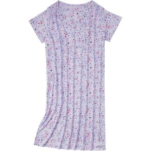 imageAmerican Trends Nightgowns for Women Cotton Night Shirts Short Sleeve Night Gown Dress Casual Pajamas Soft SleepwearPurple Star