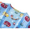 imageAmerican Trends Nightgowns for Women Cotton Night Shirts Short Sleeve Night Gown Dress Casual Pajamas Soft SleepwearBlue Coconut Tree