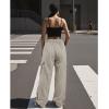 imageAmerican Trends Cargo Pants Women Baggy Pants Y2K Parachute Pants with Multiple Pockets Trendy Lightweight Pants for WomanGrey
