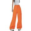 imageAmerican Trends Cargo Pants Women Baggy Pants Y2K Parachute Pants with Multiple Pockets Trendy Lightweight Pants for WomanOrange