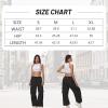 imageAmerican Trends Parachute Pants for Women Cargo Pants Women Baggy Y2K Pants Drawstring Elastic Waist SweatpantsArmy Green