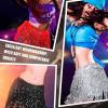 imageBelly Dance Skirt Sequins Tassel Hip Scarf Fringe Skirt Rave Party Dance Performance Costume for Women GirlsBlue