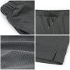 imageTennis Skirt for Women with Pockets Athletic Skort Knee Length Golf High Waist Skirt Drawstring ShortsBlack