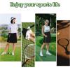 imageTennis Skirt for Women with Pockets Athletic Skort Knee Length Golf High Waist Skirt Drawstring ShortsDeep Gray