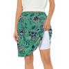 imageTennis Skirt for Women with Pockets Athletic Skort Knee Length Golf High Waist Skirt Drawstring ShortsEthnic Print