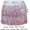 imageWomens Belly Dance Skirt Sequin Skirts Sparkly Rave Skirt Tassel Fringe Festival Outfit Belly Dance Hip Scarf9 Pink White