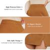 imageWomens Faux Suede Skirt with Slit High Waisted Mini Skirt Side Split ALine Bodycon Short SkirtBlack