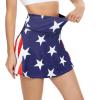 imageAmerican Trends High Waist Pleated Tennis Skirt with Pockets Skorts Skirts for WomenAmerican Flag