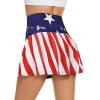 imageAmerican Trends High Waist Pleated Tennis Skirt with Pockets Skorts Skirts for WomenAmerican Flag