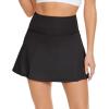 imageAmerican Trends High Waist Pleated Tennis Skirt with Pockets Skorts Skirts for WomenBlack