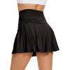 imageAmerican Trends High Waist Pleated Tennis Skirt with Pockets Skorts Skirts for WomenBlack