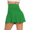 imageAmerican Trends High Waist Pleated Tennis Skirt with Pockets Skorts Skirts for WomenGreen