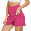 imageAmerican Trends High Waist Pleated Tennis Skirt with Pockets Skorts Skirts for WomenHot Pink