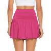 imageAmerican Trends High Waist Pleated Tennis Skirt with Pockets Skorts Skirts for WomenHot Pink
