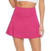 imageAmerican Trends High Waist Pleated Tennis Skirt with Pockets Skorts Skirts for WomenHot Pink