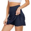imageAmerican Trends High Waist Pleated Tennis Skirt with Pockets Skorts Skirts for WomenNavy