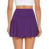 imageAmerican Trends High Waist Pleated Tennis Skirt with Pockets Skorts Skirts for WomenPurple