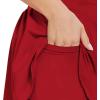 imageAmerican Trends High Waist Pleated Tennis Skirt with Pockets Skorts Skirts for WomenRed