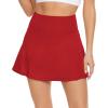 imageAmerican Trends High Waist Pleated Tennis Skirt with Pockets Skorts Skirts for WomenRed