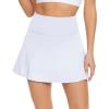 imageAmerican Trends High Waist Pleated Tennis Skirt with Pockets Skorts Skirts for WomenWhite