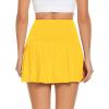 imageAmerican Trends High Waist Pleated Tennis Skirt with Pockets Skorts Skirts for WomenYellow