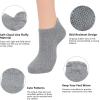 imageAmerican Trends Pilates Socks for Women Non Slip Yoga Ankle Socks with GripsBlack4 Pairs