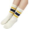 imageAmerican Trends Tube Socks for Women Striped Retro Socks Slouchy Scrunch Socks Vintage Cute Crew SocksBlue Red