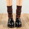 imageAmerican Trends Womens Slouch Socks Extra Long Knee High Socks Boot Socks  Pink One Size 1 CountBrown