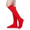 imageAmerican Trends Womens Slouch Socks Extra Long Knee High Socks Boot Socks  Pink One Size 1 CountNeon Red