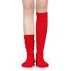 imageAmerican Trends Womens Slouch Socks Extra Long Knee High Socks Boot Socks  Pink One Size 1 CountNeon Red