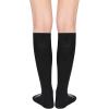 imageWomens Knee High Socks Long Athletic Thin Thigh High Stocking Outdoor Sport Casual Tube Socks2 Pack Black Skull  Orange Bat