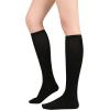 imageWomens Knee High Socks Long Athletic Thin Thigh High Stocking Outdoor Sport Casual Tube Socks2 Pack Black White