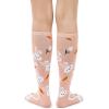 imageWomens Knee High Socks Long Athletic Thin Thigh High Stocking Outdoor Sport Casual Tube Socks2 Pack Carrot Rabbit