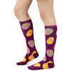 imageWomens Knee High Socks Long Athletic Thin Thigh High Stocking Outdoor Sport Casual Tube Socks2 Pack Easter Egg