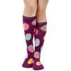 imageWomens Knee High Socks Long Athletic Thin Thigh High Stocking Outdoor Sport Casual Tube Socks2 Pack Easter Egg